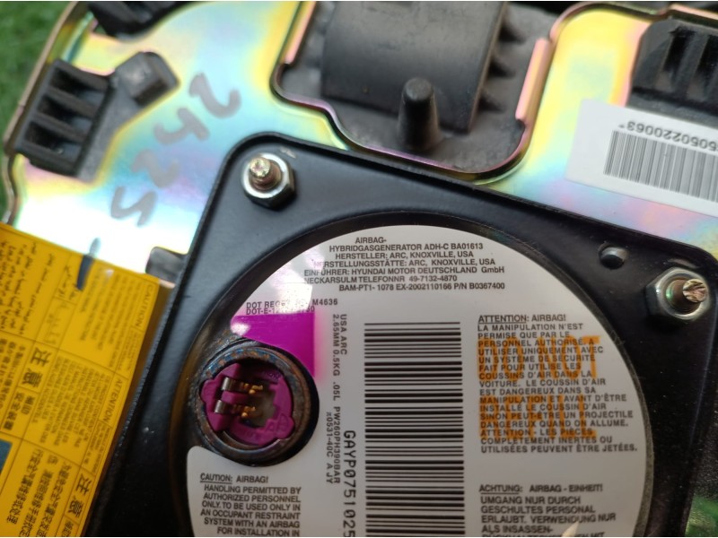 Recambio de airbag volante para hyundai tucson (jm) 2,0 classic 4x2 referencia OEM IAM 2002110166 2002110166 2002110166