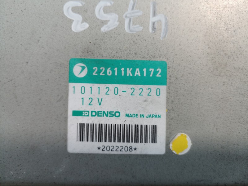 Recambio de centralita motor uce para subaru justy j10 (kad) 1200 referencia OEM IAM 22611KA172 22611KA172 1011202220