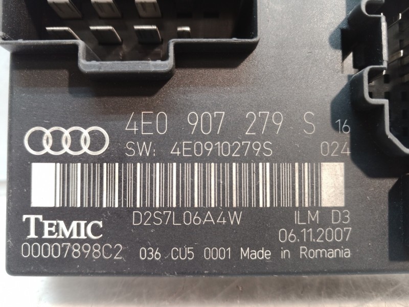 Recambio de modulo electronico para audi a8 (4e2) 4.2 tdi quattro referencia OEM IAM 4E0907279S 4E0907279S 4E0907279S
