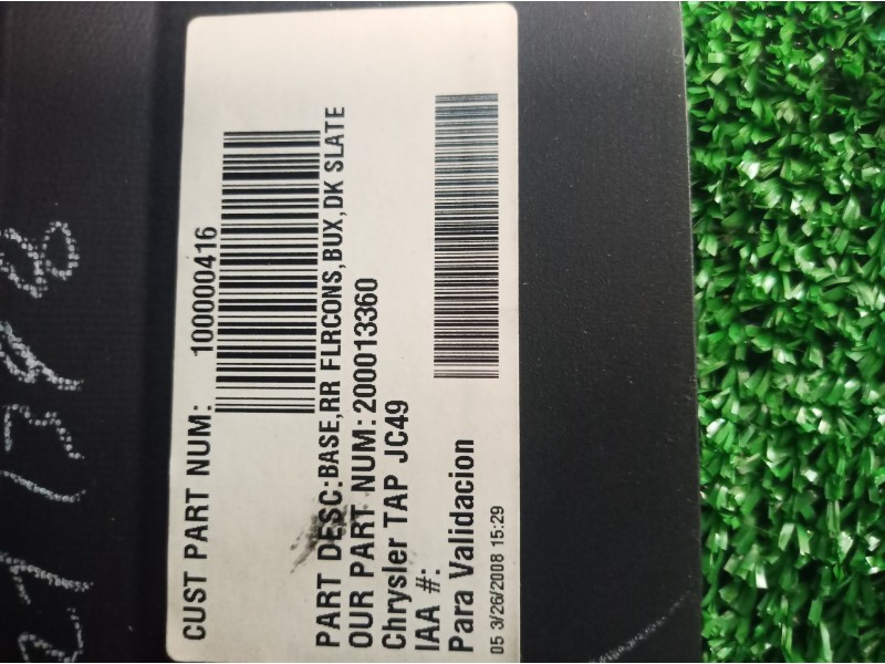 Recambio de apoyabrazos central para dodge journey sxt referencia OEM IAM   