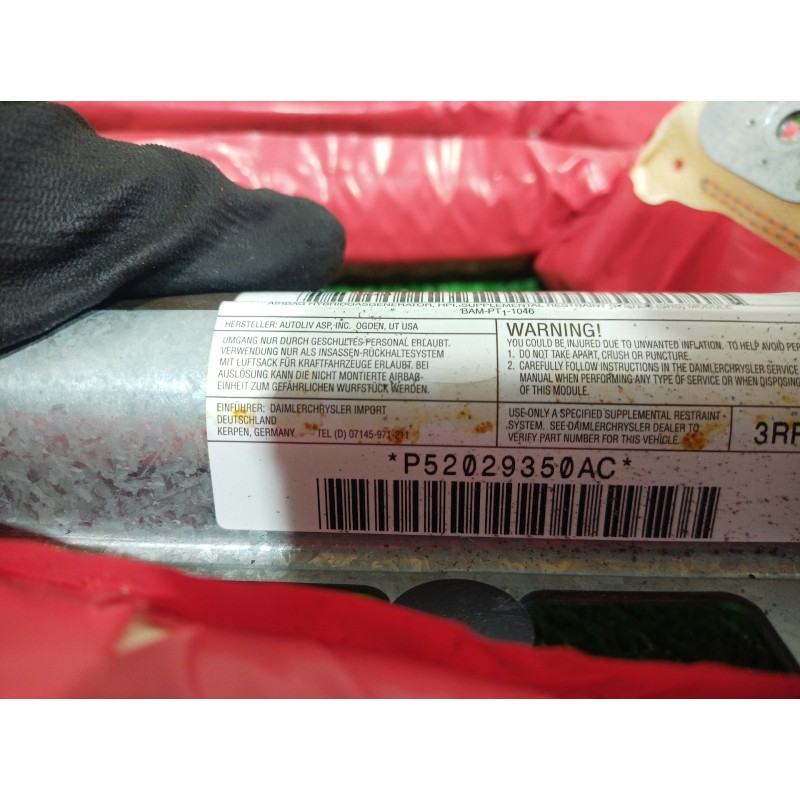 Recambio de airbag cortina delantero derecho para dodge journey sxt referencia OEM IAM P52029350AC P52029350AC P52029350AC