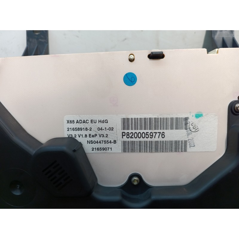 Recambio de cuadro instrumentos para renault clio ii fase ii (b/cb0) dynamique referencia OEM IAM P8200059776 P8200059776 P82000