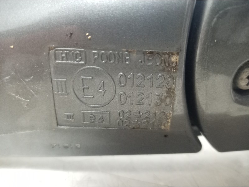 Recambio de retrovisor derecho para hyundai accent (lc) 1.3 cat referencia OEM IAM 012129 012129 012129