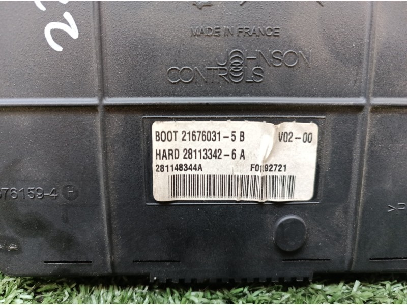 Recambio de caja reles / fusibles para peugeot 307 cc (s2) sport referencia OEM IAM 216760315B 216760315B 281133426A