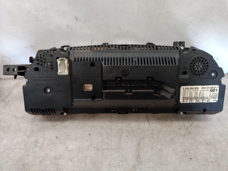 Recambio de cuadro instrumentos para mercedes-benz clase s (w221) berlina 500 l (221.171) referencia OEM IAM A2215400011 A221540