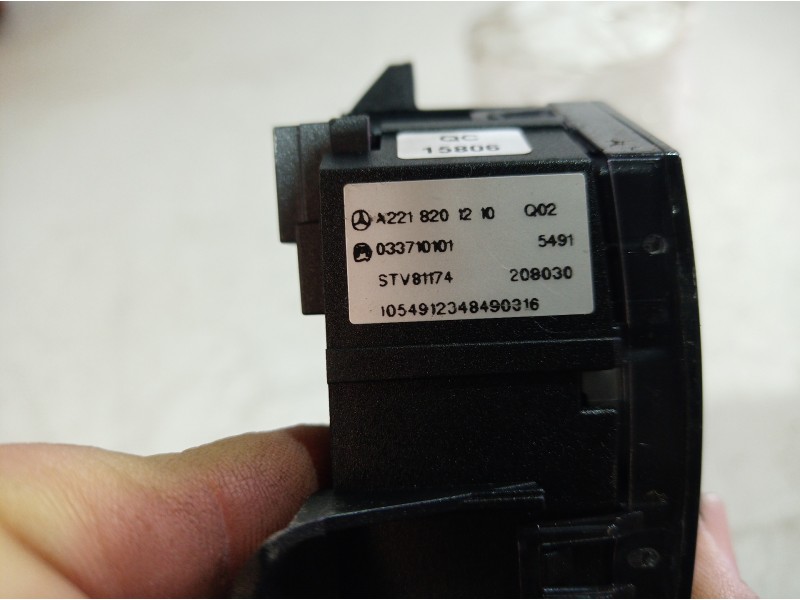 Recambio de interruptor para mercedes-benz clase s (w221) berlina 500 l (221.171) referencia OEM IAM A2218201210 A2218201210 A22