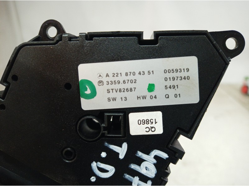 Recambio de interruptor para mercedes-benz clase s (w221) berlina 500 l (221.171) referencia OEM IAM A2218704351 A2218704351 A22