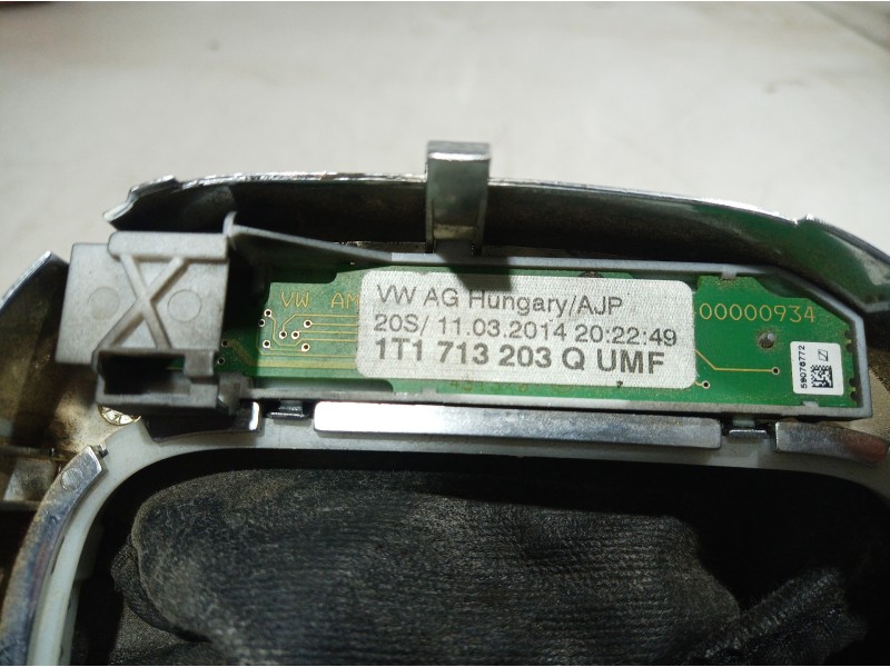 Recambio de pomo palanca cambio para volkswagen touran (1t1) referencia OEM IAM 1T1713203Q 1T1713203Q 1T1713203 Recambio de pomo palanca cambio para volkswagen touran (1t1) referencia OEM IAM 1T1713203Q 1T1713203Q 1T1713203