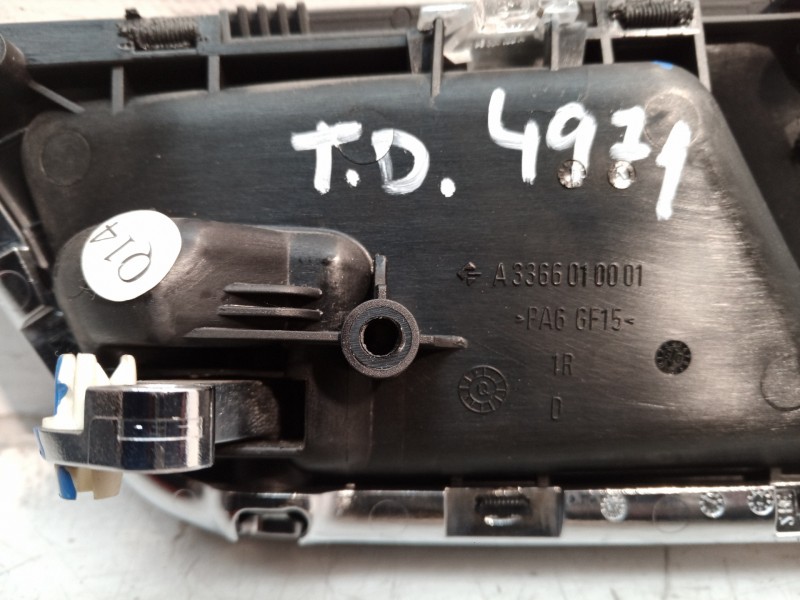 Recambio de maneta interior trasera derecha para mercedes-benz clase s (w221) berlina 500 l (221.171) referencia OEM IAM A336601