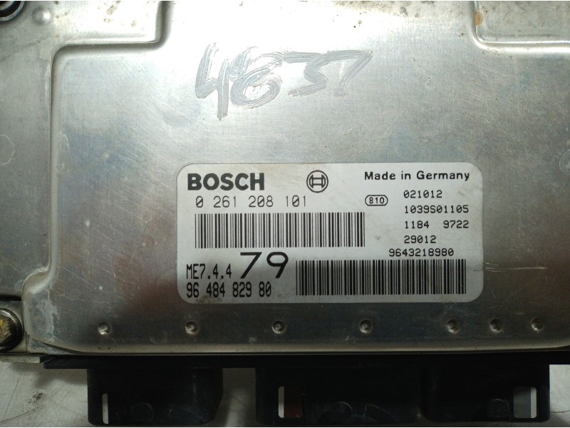 Recambio de centralita motor uce para peugeot 206 cc cc referencia OEM IAM 0261208101 0261208101 9648482980 Recambio de centralita motor uce para peugeot 206 cc cc referencia OEM IAM 0261208101 0261208101 9648482980