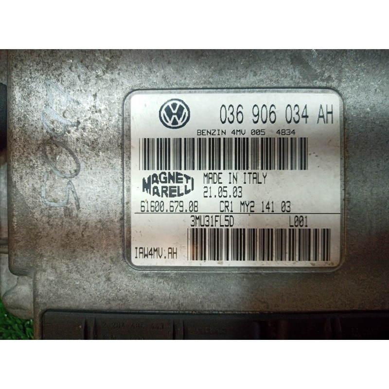 Recambio de centralita motor uce para seat ibiza (6l1) 1.4 16v referencia OEM IAM 036906034AH 036906034AH 6160067908