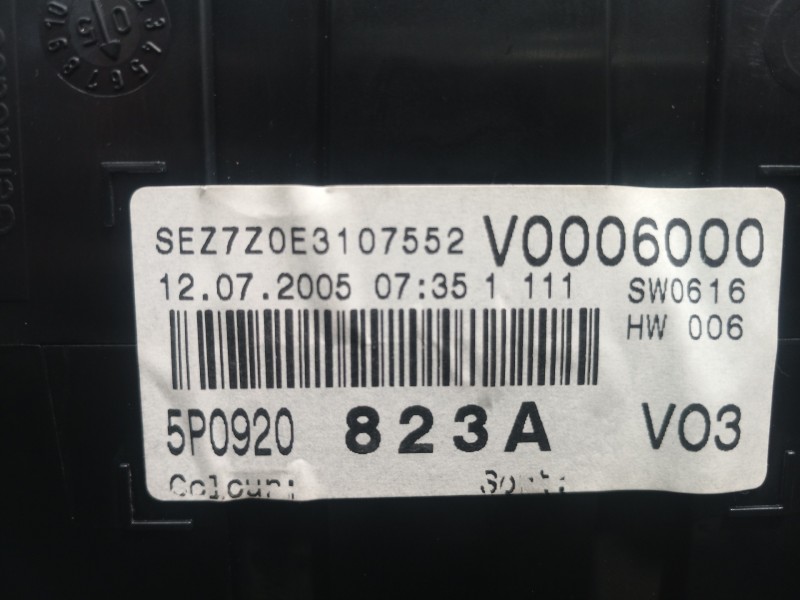 Recambio de cuadro instrumentos para seat altea (5p1) sport referencia OEM IAM V00060000 V00060000 A2C53029632