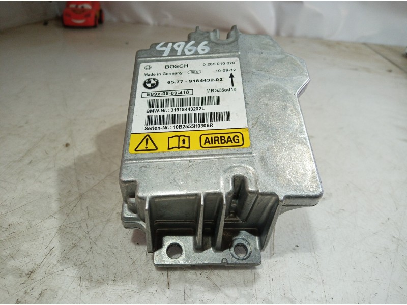 Recambio de centralita airbag para bmw serie 3 berlina (e90) 316d referencia OEM IAM 0285010070 0285010070 0285010070