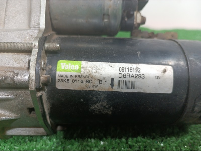 Recambio de motor arranque para opel astra h ber. referencia OEM IAM 09115192 09115192 D6RA293