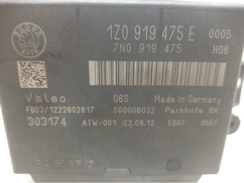 Recambio de modulo electronico para skoda suberb (3t4) exclusive 4x4 referencia OEM IAM 1Z0919475E 1Z0919475E 1Z0919475