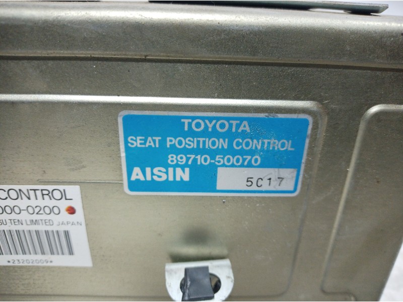 Recambio de centralita asientos para lexus ls400 (ucf20) básico (ucf 20) referencia OEM IAM 8971050070 8971050070 8971050070