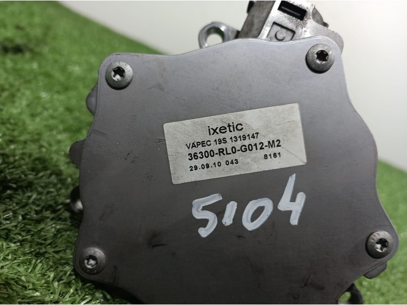 Recambio de depresor freno / bomba vacio para honda cr-v (re) executive referencia OEM IAM 19S1319147 19S1319147 36300RL0G012M2