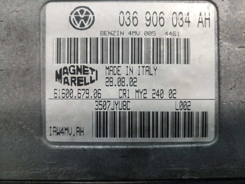 Recambio de centralita motor uce para seat ibiza (6l1) 1.4 16v referencia OEM IAM 6160067906 6160067906 36906034