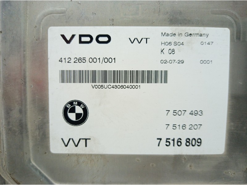 Recambio de modulo electronico para bmw serie 3 compact (e46) 316ti referencia OEM IAM 7516809 7516809 7516809