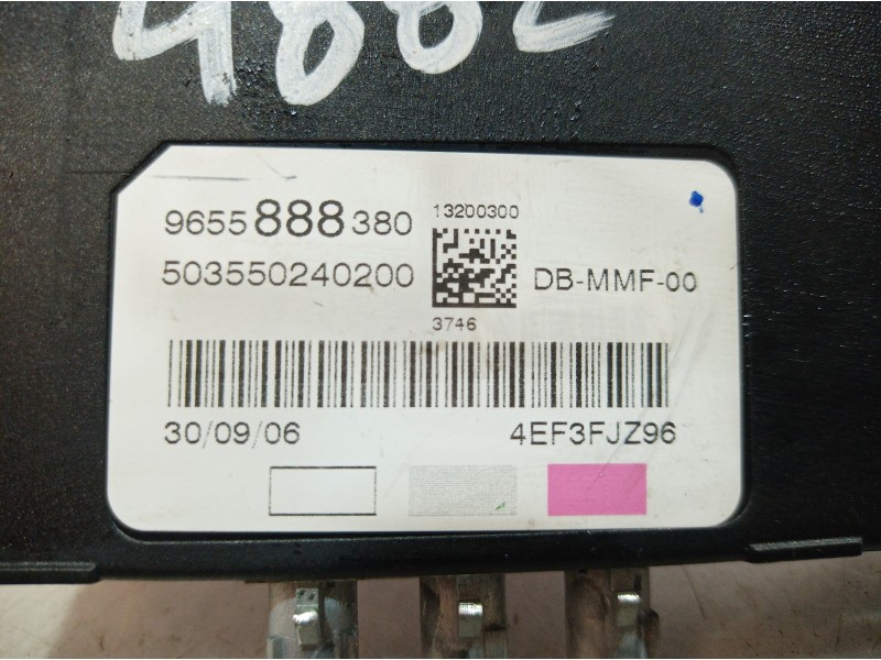Recambio de modulo electronico para citroën c4 picasso millenium referencia OEM IAM 9655888380 9655888380 9655888380