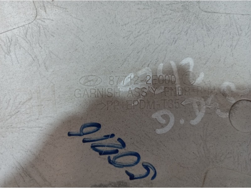 Recambio de aletin trasero derecho para hyundai tucson (jm) 2,0 classic 4x2 referencia OEM IAM 877122E000 877122E000 877122E000