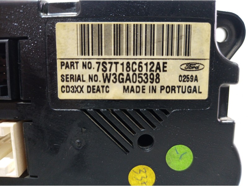 Recambio de mando climatizador para ford mondeo ber. (ca2) ambiente referencia OEM IAM 7S7T18C612AE 7S7T18C612AE 7S7T18C612