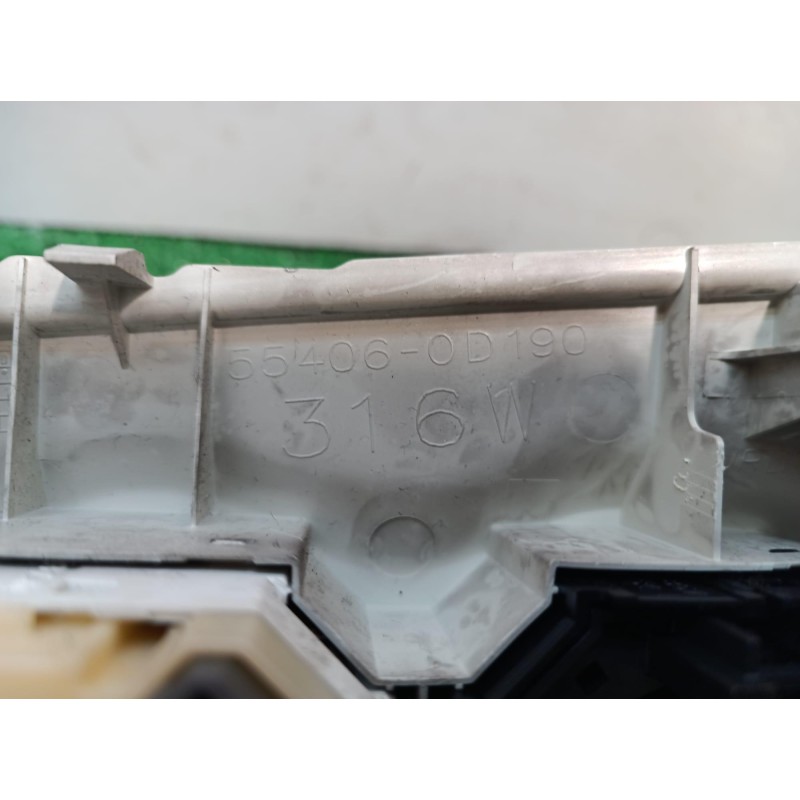 Recambio de mando calefaccion / aire acondicionado para toyota yaris (ksp9/scp9/nlp9) básico referencia OEM IAM 554060D190 55406