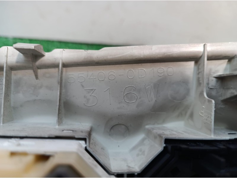 Recambio de mando calefaccion / aire acondicionado para toyota yaris (ksp9/scp9/nlp9) básico referencia OEM IAM 554060D190 55406