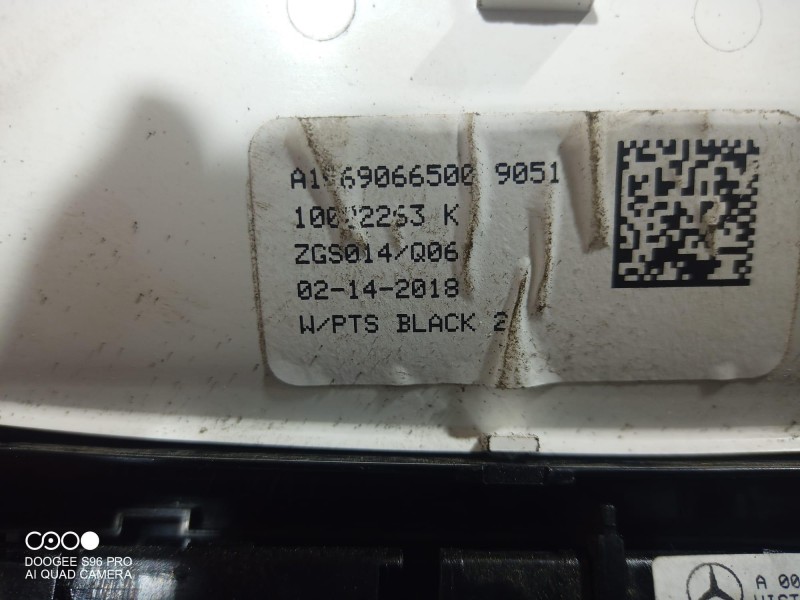 Recambio de luz interior para mercedes-benz clase m (w166) referencia OEM IAM A1669066500 A1669066500 A1669066500