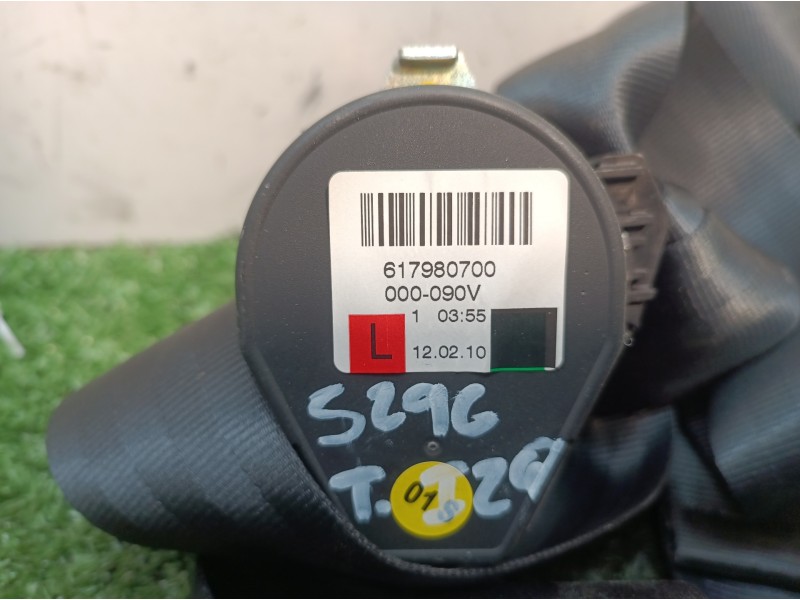 Recambio de cinturon seguridad trasero izquierdo para volkswagen golf vi (5k1) advance referencia OEM IAM 1K6857805AA 1K6857805A