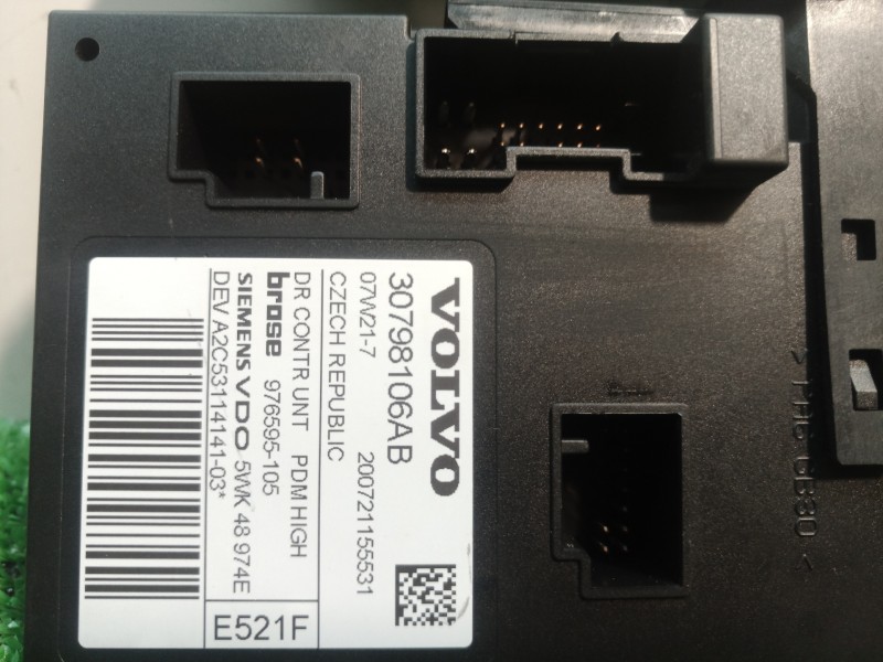 Recambio de elevalunas delantero derecho para volvo c30 1.6 d drive kinetic referencia OEM IAM 30798106AB 30798106AB 30798106AB