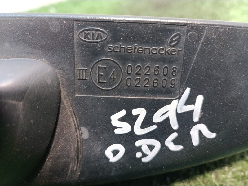 Recambio de retrovisor derecho para kia cee´d emotion referencia OEM IAM 022608 022608 022609