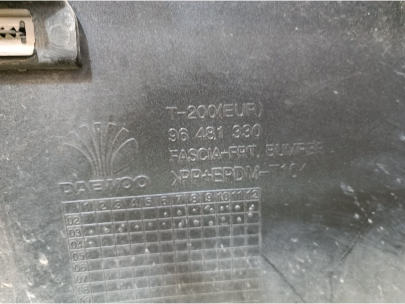 Recambio de paragolpes delantero para daewoo kalos 1.2 se referencia OEM IAM 96481330 96481330 96481330