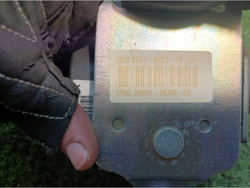 Recambio de cinturon seguridad delantero izquierdo para kia cee´d emotion referencia OEM IAM 888101H700EQ 609488500AAH 609435800