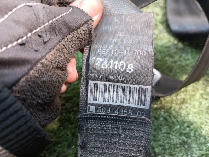 Recambio de cinturon seguridad delantero izquierdo para kia cee´d emotion referencia OEM IAM 888101H700EQ 609488500AAH 609435800