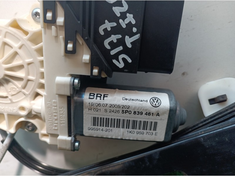 Recambio de elevalunas trasero izquierdo para seat altea (5p1) sport referencia OEM IAM 5P0839461A 5P0839461A 1K0959703E