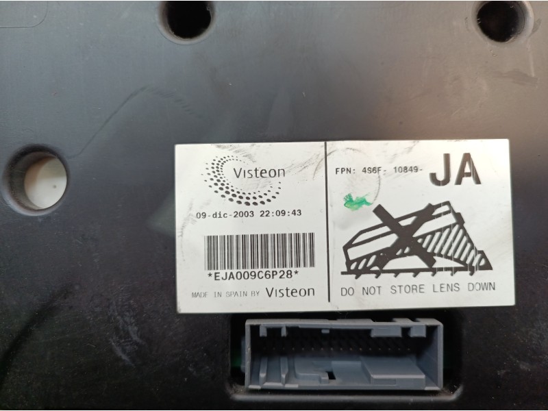 Recambio de cuadro instrumentos para ford fiesta (cbk) ambiente referencia OEM IAM 4S6F10849 4S6F10849 4S6F10849