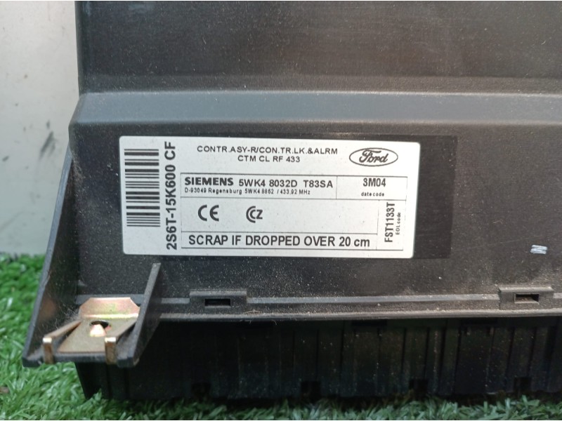 Recambio de centralita cierre para ford fiesta (cbk) ambiente referencia OEM IAM 2S6T15K600CF 5WK48862 T83SA