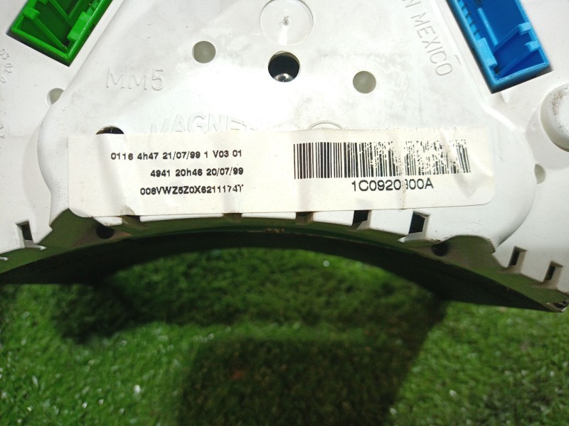 Recambio de cuadro instrumentos para volkswagen new beetle (9c1/1c1) 1.9 tdi referencia OEM IAM 1C0920900A 1C0920900A 1C0920900