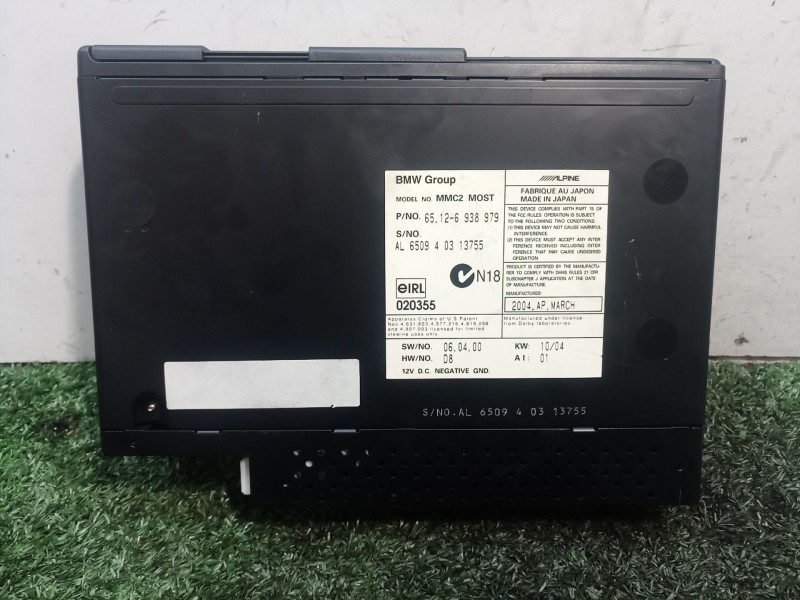 Recambio de sistema audio / radio cd para bmw serie 7 (e65/e66) 6.0 cat referencia OEM IAM 69133912 69133912 69133912