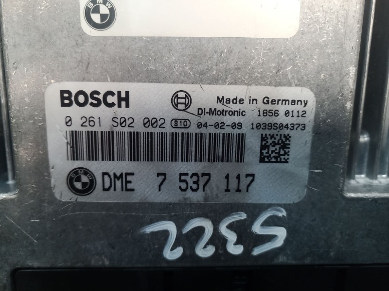 Recambio de centralita motor uce para bmw serie 7 (e65/e66) 6.0 cat referencia OEM IAM 0261S02002-1039S04373 0261S02002 - 1039S0