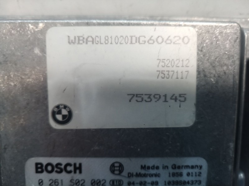 Recambio de centralita motor uce para bmw serie 7 (e65/e66) 6.0 cat referencia OEM IAM 0261S02002-1039S04373 0261S02002 - 1039S0