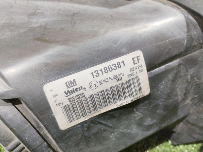 Recambio de faro izquierdo para opel corsa d corsavan referencia OEM IAM 13186381EF 13186381EF 13186381EF