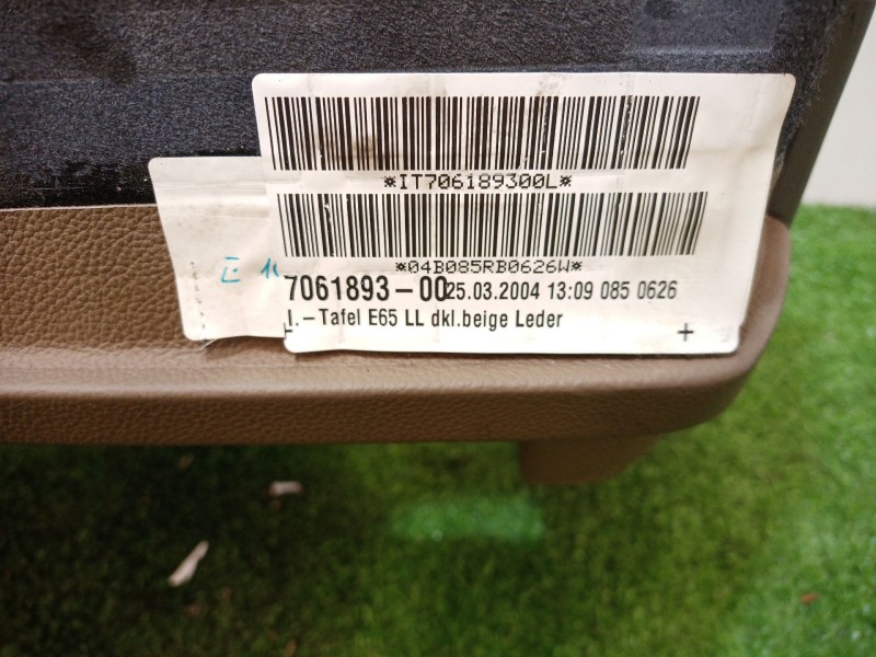 Recambio de salpicadero para bmw serie 7 (e65/e66) 6.0 cat referencia OEM IAM 706189300 706189300 706189300