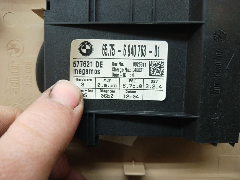 Recambio de modulo electronico para bmw serie 7 (e65/e66) 6.0 cat referencia OEM IAM 6575694076301 70102035002 694076301