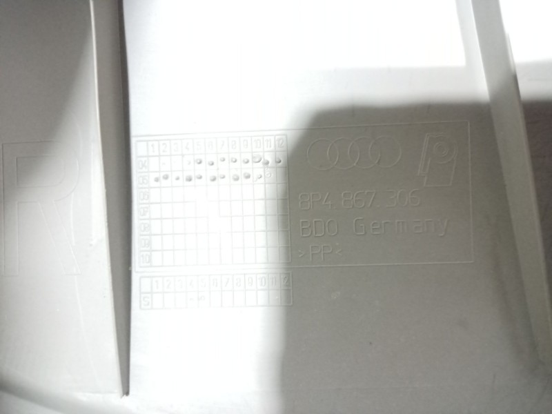 Recambio de guarnecido puerta trasera derecha para audi a3 (8p) 2.0 tdi referencia OEM IAM 8P4867306 8P4867306 8P4867306