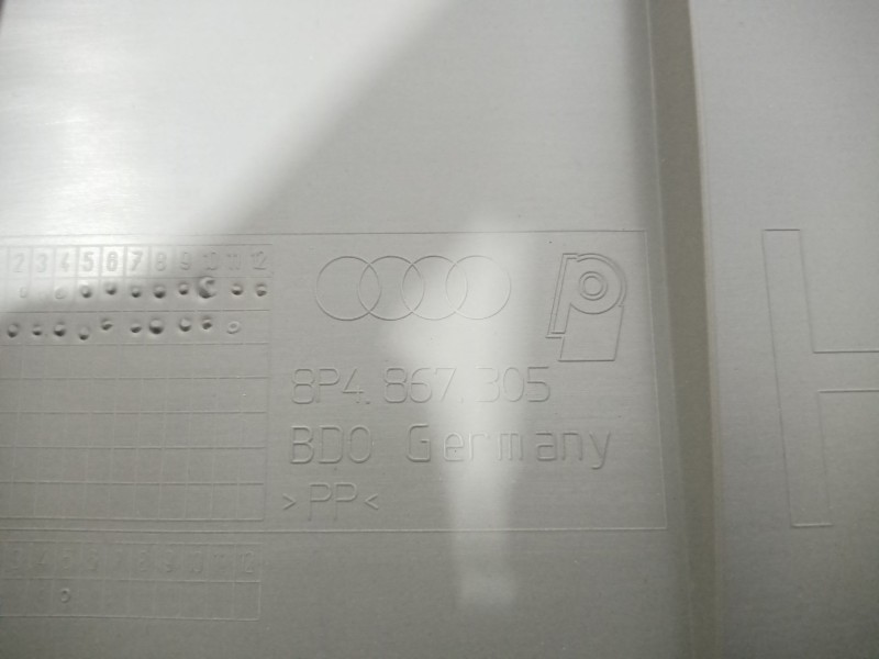 Recambio de guarnecido puerta trasera izquierda para audi a3 (8p) 2.0 tdi referencia OEM IAM 8P4867305 8P4867305 8P4867305