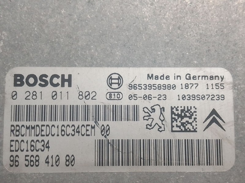 Recambio de centralita motor uce para mini mini (r50, r53) one referencia OEM IAM 0281011802 9656841080 9653958980