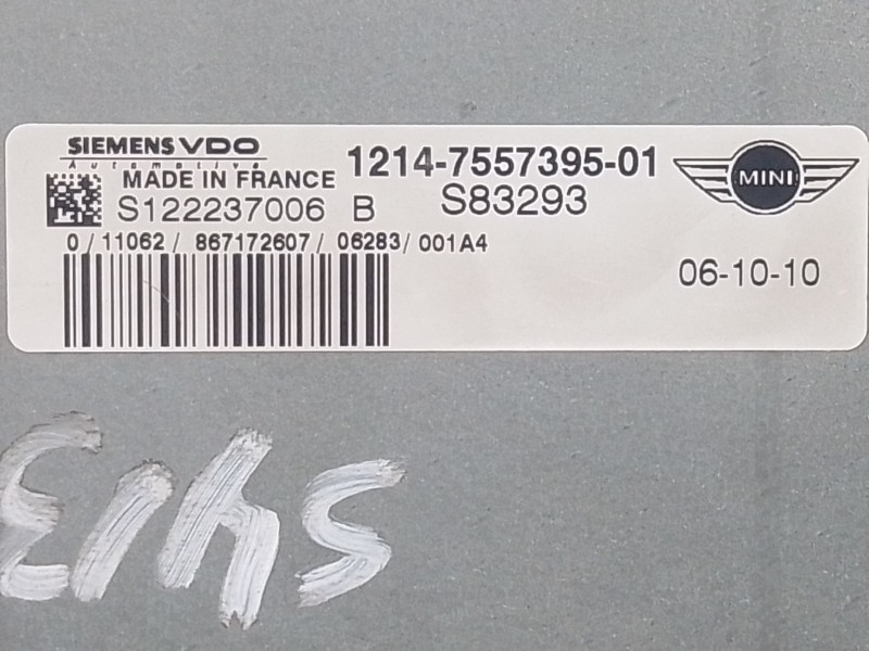 Recambio de centralita motor uce para mini mini (r50, r53) one referencia OEM IAM 1214755739501 S83293 S122237006B