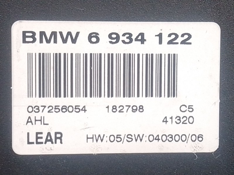 Recambio de modulo electronico para bmw serie 7 (e65/e66) 6.0 cat referencia OEM IAM 6934122  037256054